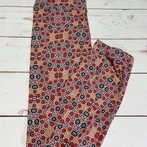 LuLaRoe OS Print Leggings New!  Never worn!